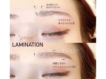 アイラッシュサロン ブラン 名古屋パルコ店(Eyelash Salon Blanc)/眉パーマ グロウラミネーション