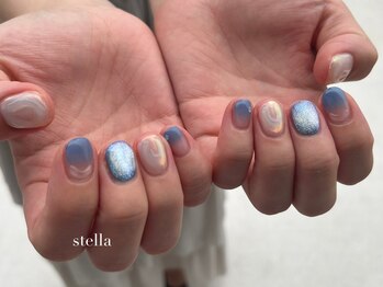 ステラ(stella)/blue nail