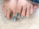 ネイルテリア ココ(nailterior COCO)の写真/素足になる季節に向けて、足元を華やかに♪お仕事柄ハンドネイルが出来ない方にも◎