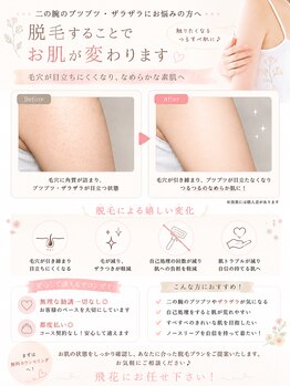 飛花(HIKA)/気になる二の腕のブツブツ・・・