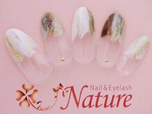 ナチュレ ネイルアンドアイラッシュ(Nature Nail & Eyelash)/定額デザイン¥7,452