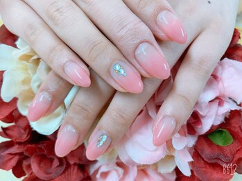 ダブルネイル(Double Nail)/【ほり】シンプルオフィスネイル