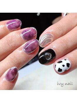 アイビーネイル(ivy-nail)/アシンメトリーデザイン☆