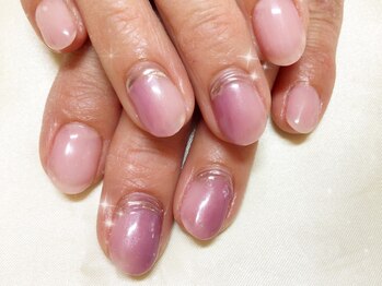 ウィズ フェリーク/透明感シンプルネイル