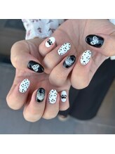 トータルサロン 白べぇーっ プラス/ヒョウ柄ネイル☆