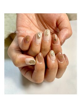 ルームイチマルイチネイルズ(Room101Nails.)/ニュアンスネイル◇爪育◇