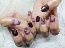 シュガーネイル(sugar nail)/スミレカラーニュアンス