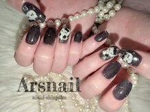 アルスネイル(Ars nail)/ネイビーフラッシュネイル