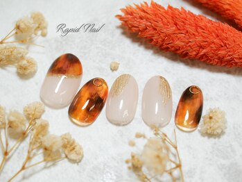 ラピッドネイル 西葛西店の写真/【毎月の定額￥4290～★】シンプルなものから華やかなデザインまで、お好きなデザインをお選び可能◎