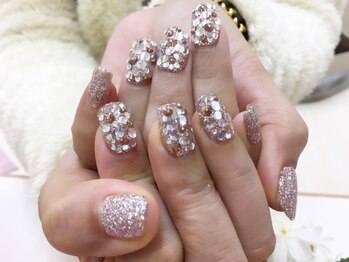 プルミエ ネイル(Premier Nail)/お持ち込み☆キラキラネイル