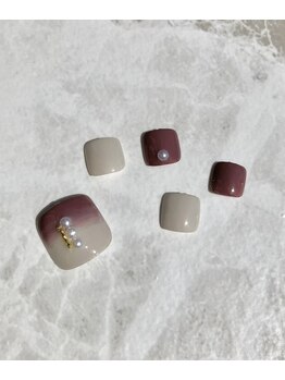 レイネイル レイアイ レイエステティック 扶桑店/バイカラーネイル