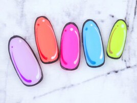 #コミックネイル　#シンプル