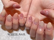 ホワイトネイル 武蔵小杉店(WHITE NAIL)/フレンチネイル/ミラーネイル