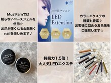 ムゥズファム(Mus' Fam)の雰囲気（お爪、まつげに優しい、当店のこだわりポイント♪）