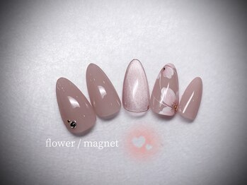 ニカ(nica.)/春らしいフラワーネイル