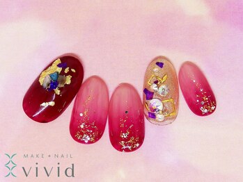 メイクプラスネイル ヴィヴィッド(MAKE+NAIL vivid)/◆和装ネイル◆