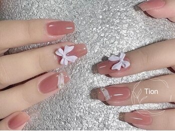 ティオン 川崎店(Tion)/オンブレフレンチ・冬ネイル