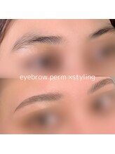 WA ネイル アンド ビューティー(WA nail & beauty)/眉毛パーマ＆スタイリング
