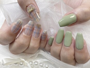 フィオレネイル(fiore nail)/チェックネイル