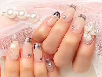 ジョアアンジェ 京橋店(joieange)/黒チェック×フレンチ