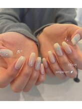 エヌーク バイ ブラウン(enurk by Brown)/りぼんネイル★シンプルアート