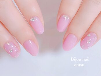 ビジュネイル(Bijou nail)/☆5980☆パープルピンク