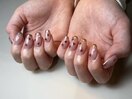 バレンタインネイル