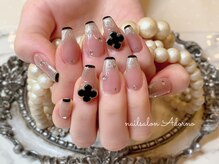 ネイルサロン アドルノ(Adorno)/☆細フレンチ☆バンクリネイル☆