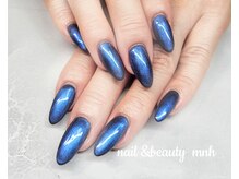 mnh/ネイビーパールネイル☆