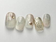 クレモアネイル 池袋西口店(CLEMORE NAIL)/淡色マーブル