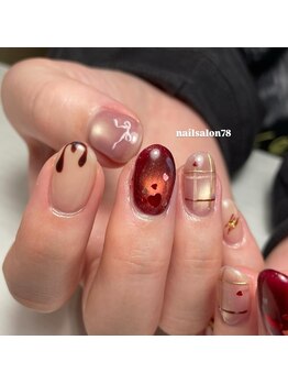 ナナハチ(78)/バレンタインネイル