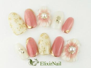 エリクサーネイル 心斎橋(Elixir Nail)/定額c やり放題/クーポン使用