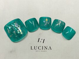 c-50 クリアブルーフットネイル