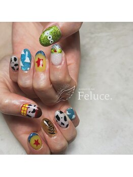 トイストーリーモチーフネイル