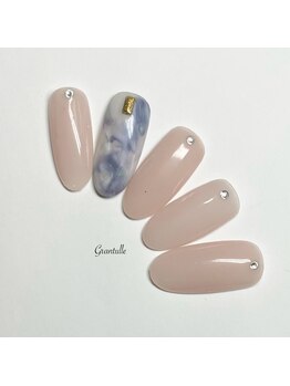グランチュール(Grantulle)/シンプル上品マーブルネイル