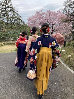 シャレ(Shale)の写真/《袴/着物/浴衣着付けも承っております☆》花火大会やイベントに向けて下がりまつ毛もしっかり上向きに◎