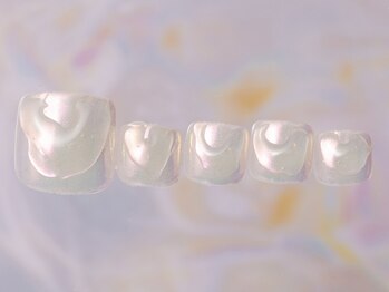 ジェミーネイル シンジュク(Jemiy nail shinjuku)/オーロラぷっくりうるうる¥8980