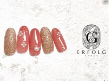 エアフォルクギンザ 横浜店(ERFOLG GINZA)/フラワーネイル♪