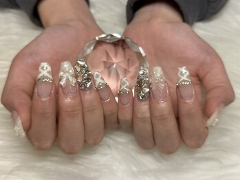 ガーリー風ネイル