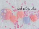 桜/フットネイル