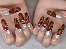 長さ出し×ジェルデザイン
