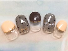 ネイルズガッシュ 蒲田東口店(NAILsGUSH)/シースルードット♪