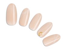 プラスネイル 銀座中央通り店(PLUS NAIL)/【496】白ラインアート￥6,589