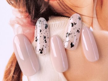 ネイルサロンフォーユー(for u)/ダルメシアンネイル￥４９８０