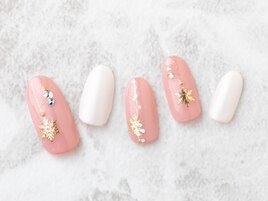 雪の結晶ネイル