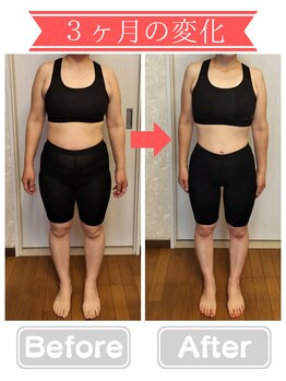 美サロンミユ(美salon miu)/40代、３ヶ月-10.3kg