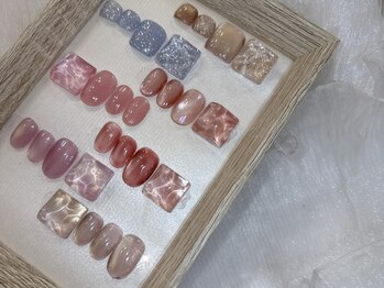 ミュゲ(muguet)の写真/◇22時まで営業◇丁寧な施術×季節感を取り入れたトレンドネイルはmuguetにおまかせ★