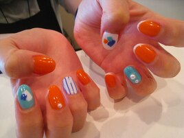 夏ポップNail