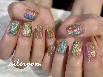エールルーム 中目黒(aileroom)/カラフル夏ネイル