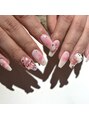 アイネイル 小倉(ai nail)&nbsp;平成女児！星の型抜きをエアブラシで少し凝ったデザインに☆